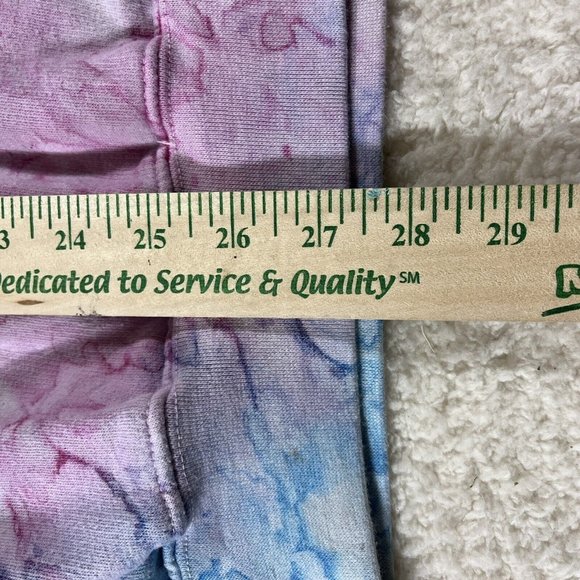 Exist Hoodie Mens Large Tye Dye Blue Pink Squirrel On Bike Graphic - Picture 8 of 9